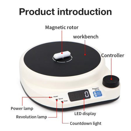 Magnetic Stirrer 2000RPM Mini Electric &ndash; Brushless DC Motor