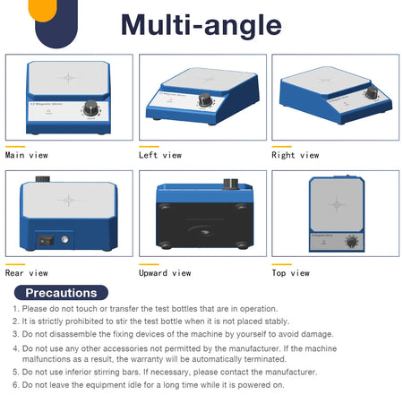 C2 Magnetic Stirrer &ndash; High Power 2500 RPM With Stir Rod