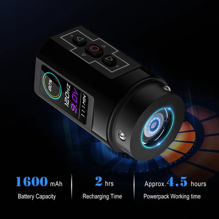 EZ P3 Pro Wireless Tattoo Machine Kit - Adjustable Stroke
