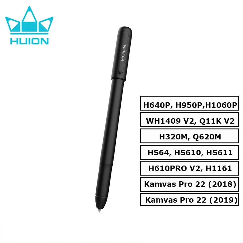Huion Scribo PW310 Grafiktavla Stylus Med 8192 Trycknivåer Och 3 Refiller
