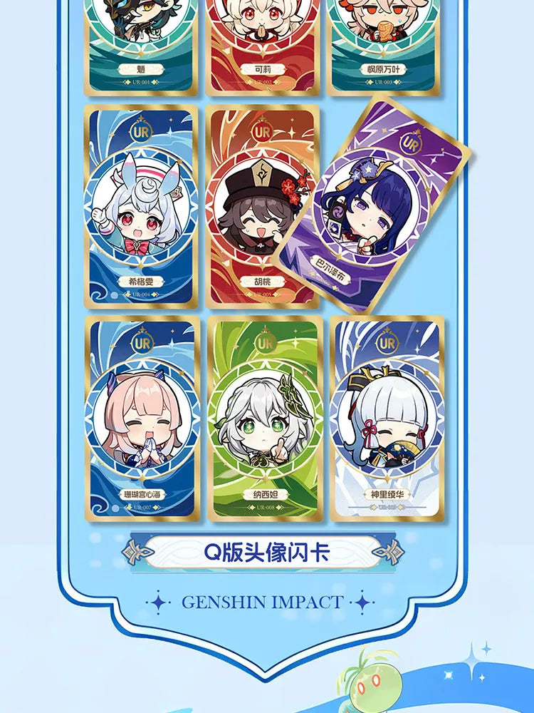 Genshin Impact Collection Cards Set - Anime Card Deck Gift