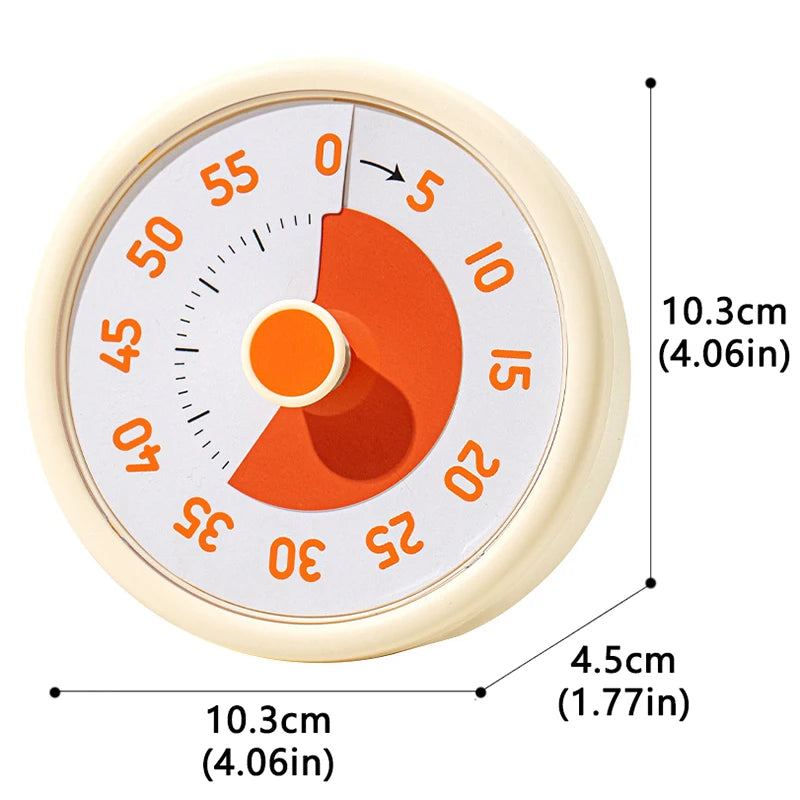Classroom Visual Timer for Kids | Educational Countdown Tool | Silent 60-Minute Desk Timer BZS00644 A
