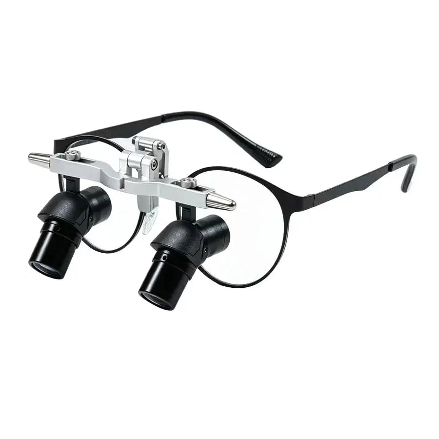 Sku 2026 Dental 48° Angle Head-Mounted Binocular Magnifier Round Metal Frame Surgical Magnifying Glass Dental Beauty by InterCyprus Trading Ltd