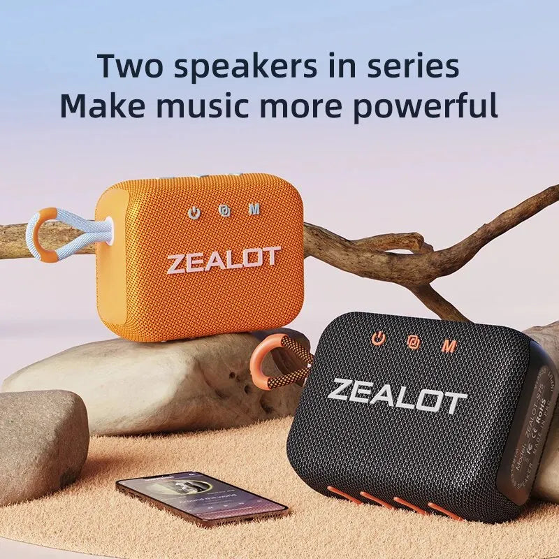 ZEALOT-S75 &ndash; Dual Driver, IPX6 Waterproof Outdoor Speaker