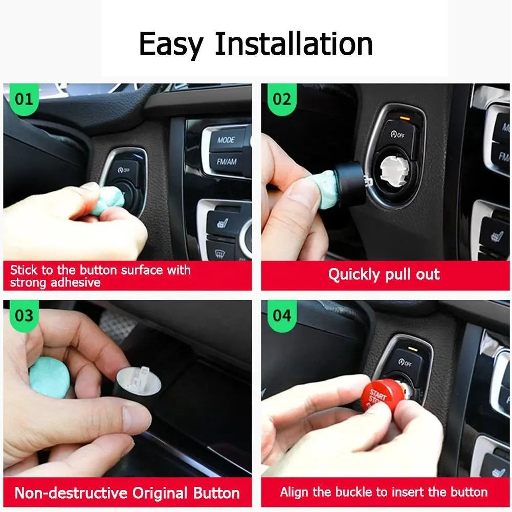G30 G31 Red Engine Start Stop Switch Push Button Replace Cover for BMW 5 Series G30 G31 by InterCyprus Trading Ltd
