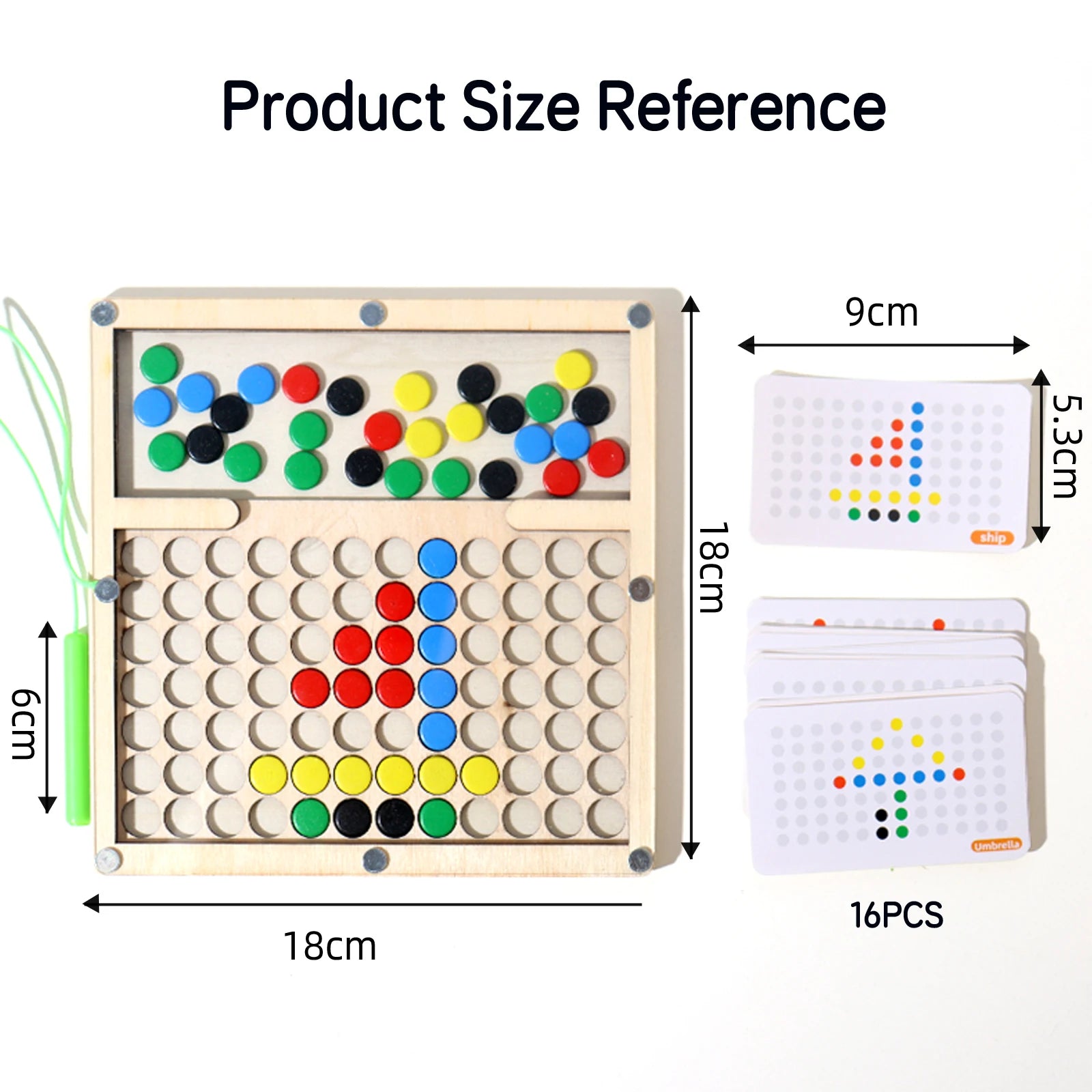 Card Puzzle Maze Toy &ndash; Educational Montessori Travel Toy