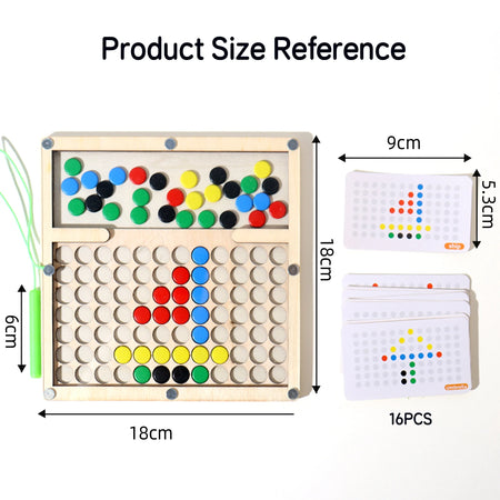 Card Puzzle Maze Toy &ndash; Educational Montessori Travel Toy