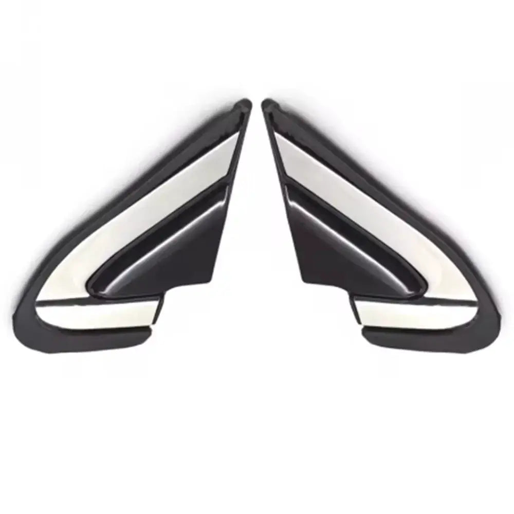Plastic Side Mirror Triangle Trim Caps for Haval H6 Sport 2014-2020 by InterCyprus Trading Ltd