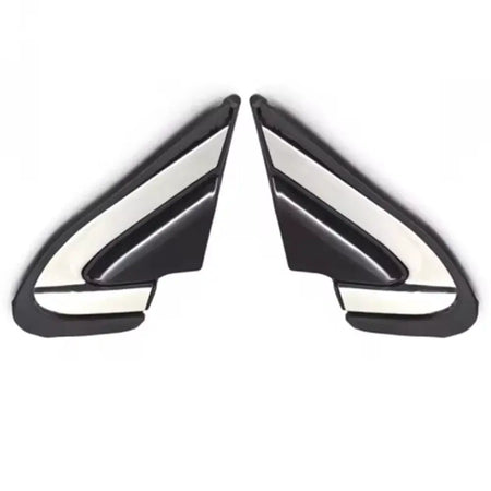 Plastic Side Mirror Triangle Trim Caps for Haval H6 Sport 2014-2020 by InterCyprus Trading Ltd