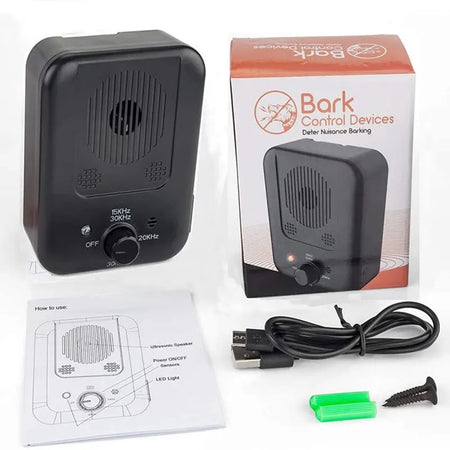 New Ultrasonic Barking Stop Device - Noise Reduction Tool black