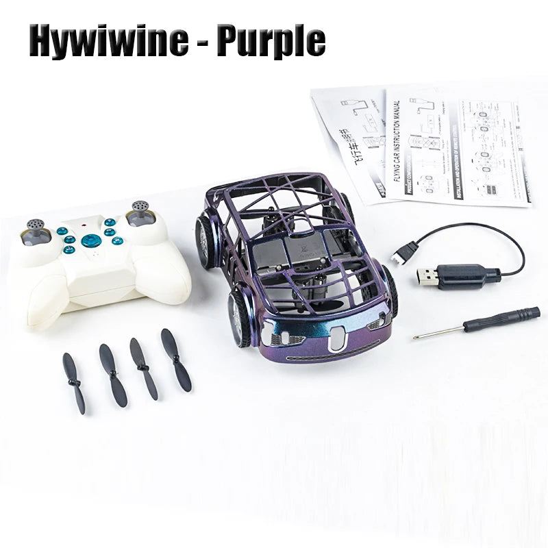 RC Drone 2 In 1 &ndash; Aerial Photography And Ground Control Purple1b