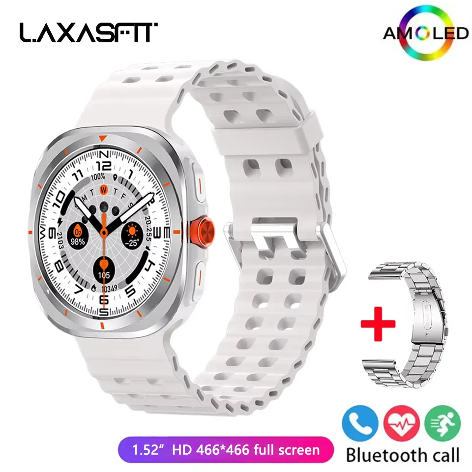LAXASFIT Smart Watch GT7 Ultra 1.52-inch AMOLED Screen with LAXASFIT Smart Watch GT7 Ultra 1.52-inch AMOLED Screen with