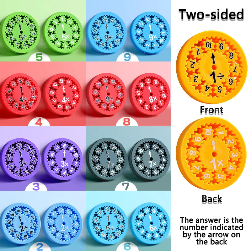 Math Fidget Spinners BZS00611 - Educational Abacus Toy