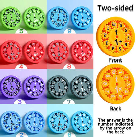 Math Fidget Spinners BZS00611 - Educational Abacus Toy