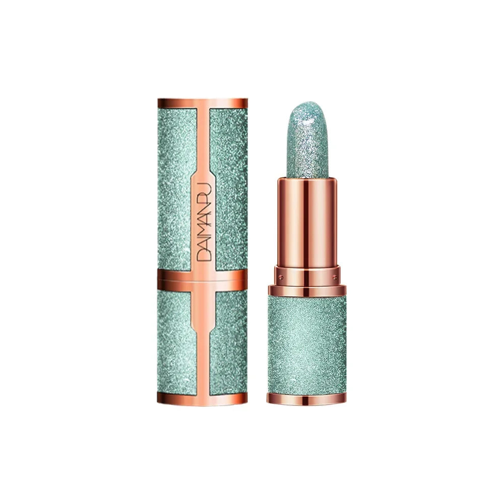 Temperature Color Changing Glitter Lipstick - Waterproof Velvet Matte Lip Tint 01