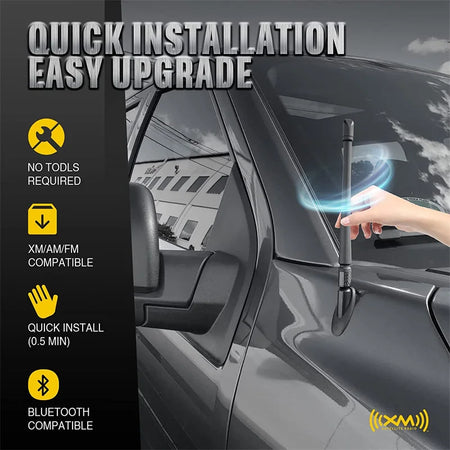 32CM Universal AM FM Radio Antenna &ndash; Durable Rubber Design