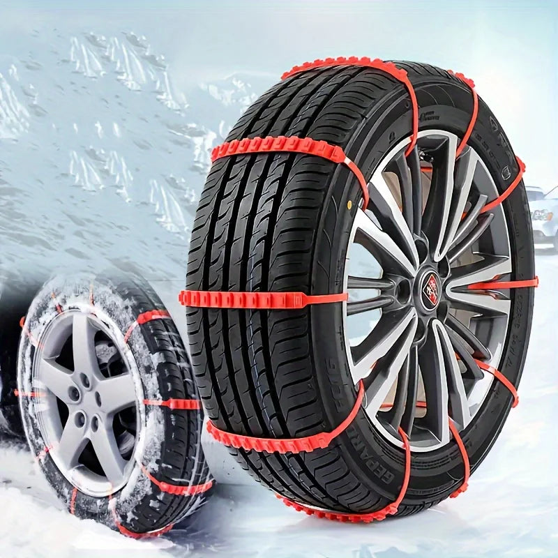 10Pcs Car Anti-Skid Chain &ndash; Universal Snow Mud Traction
