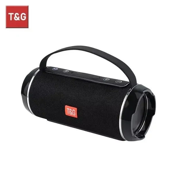 Powerful Waterproof TWS Bluetooth Speaker with 3D Stereo Sound Black / 1200mAh