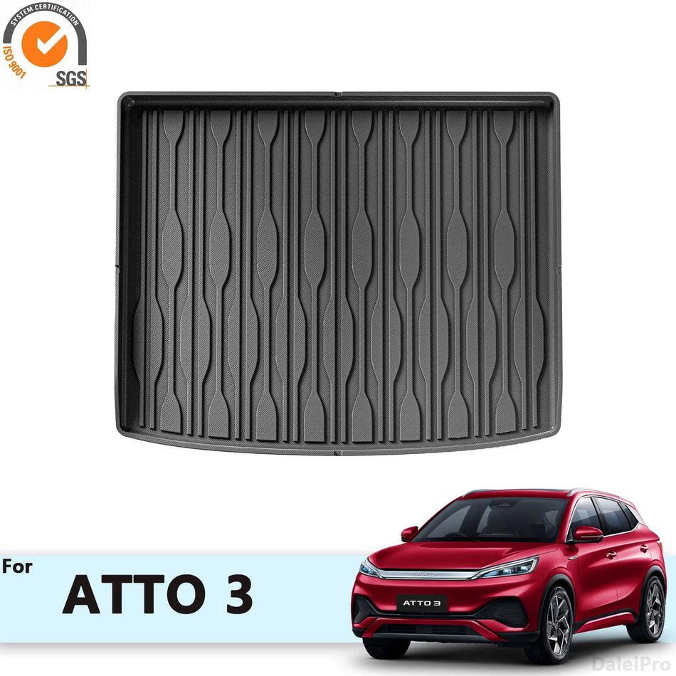 BYD Atto 3 Celoroční Koberce do Zavazadlového Prostory na Míru TPE Cargo