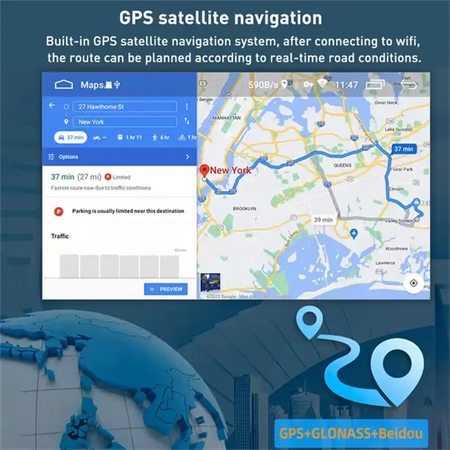 Android 15 Car Radio 10 Inch 4G 64GB GPS Bluetooth for BMW Audi Ford by InterCyprus Trading Ltd