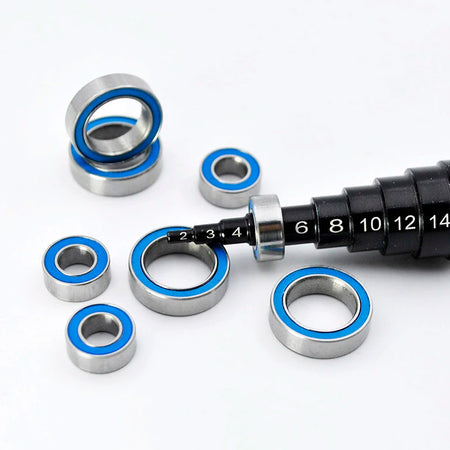 8Pcs Rubber Sealed Mini Bearings Kit &ndash; Grease-Lubricated