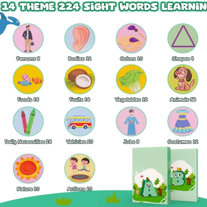 Little Dinosaur Language Learning Toy for Kids - English, Spanish, French