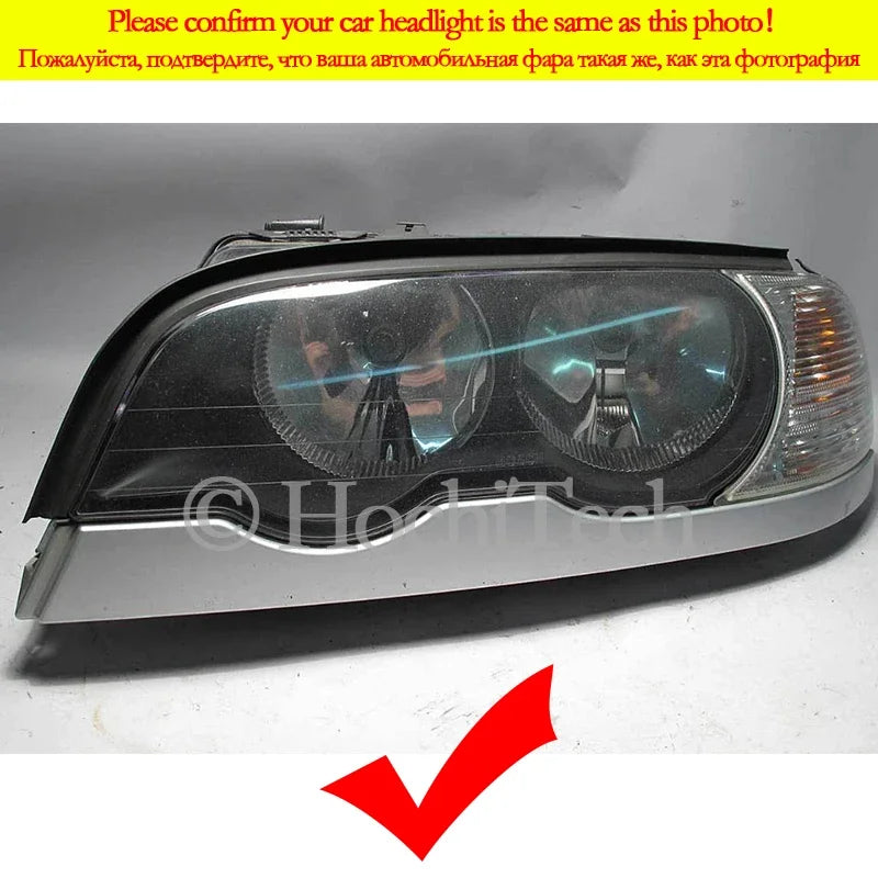 Kit Anello LED Angel Eye Switchback per BMW Serie 3 E46 Berlina
