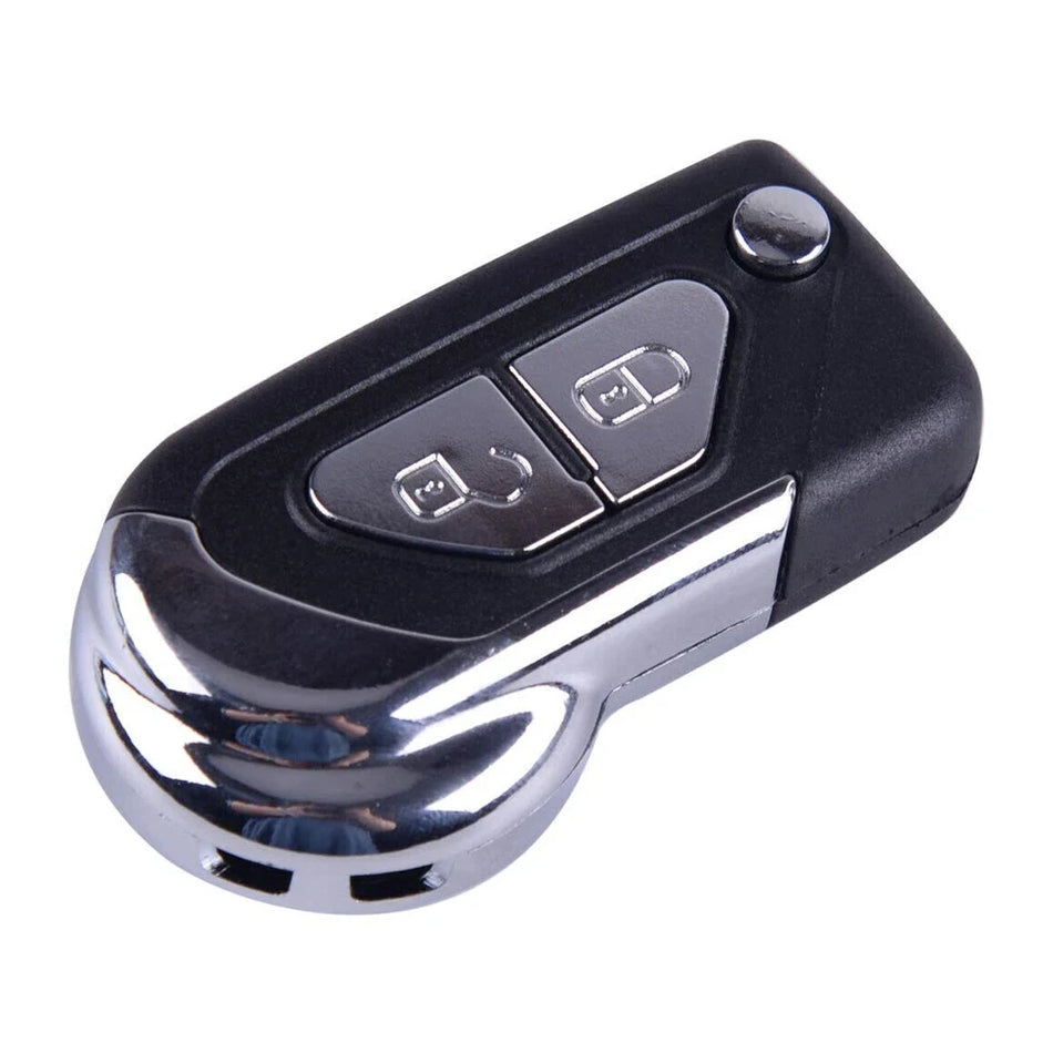 Etui na kluczyk do Citroena DS3, 2-przyciskowe składane ostrze, obudowa z tworzywa ABS, pokrywa wymienna