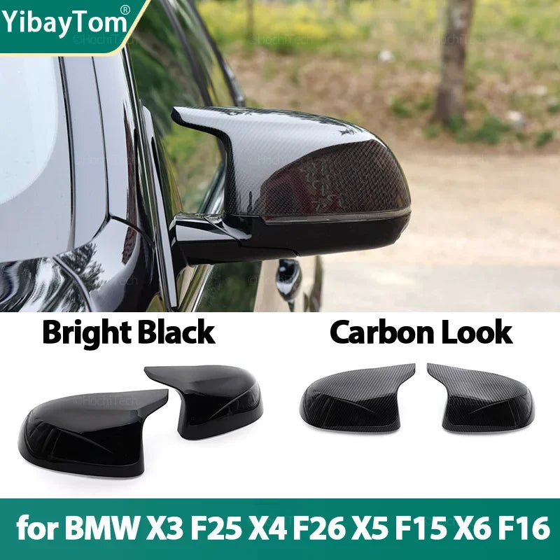 Coperture degli specchietti laterali in fibra di carbonio per BMW F25 F26 F15 F16