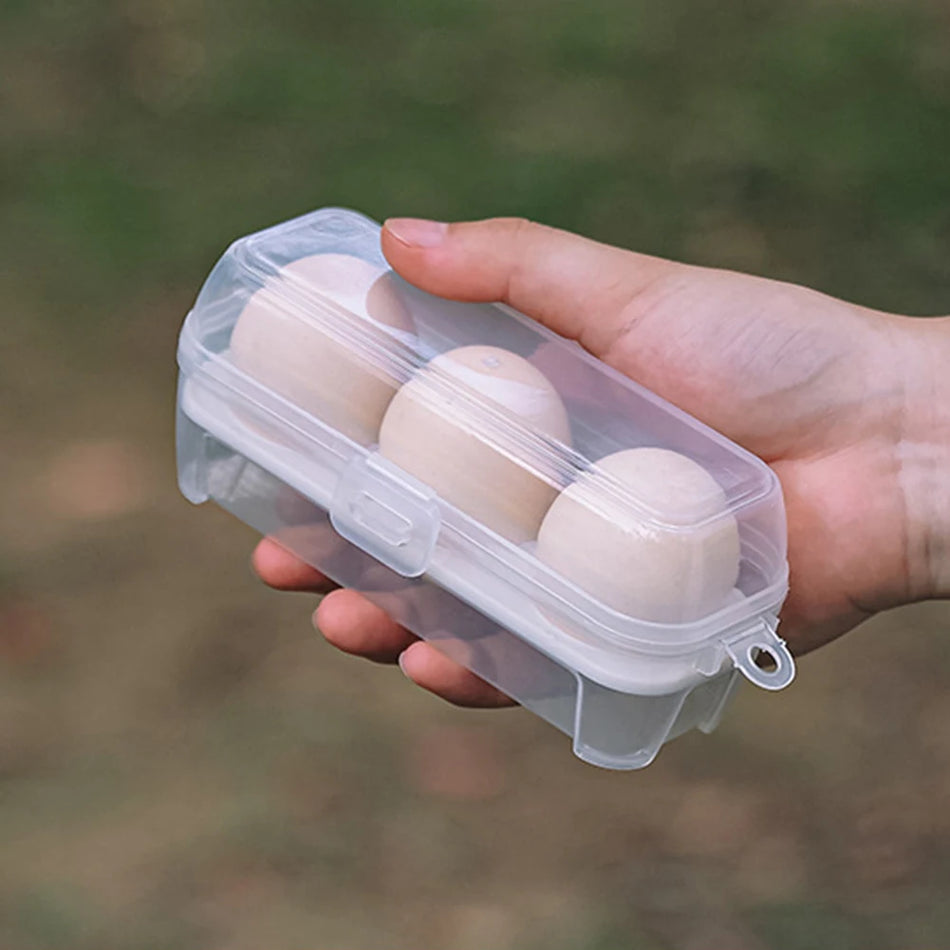 Shockproof Transparent Egg Storage Box For Outdoor Camping