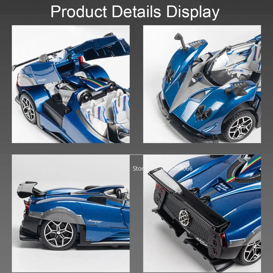 Model de mașină jucărie din aliaj diecast 1:32 pentru Pagani Zonda
