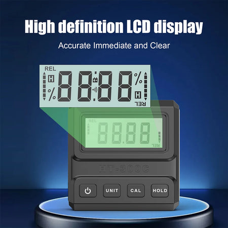 Mini Digital Protractor Magnet HT-300C &ndash; LCD Readout