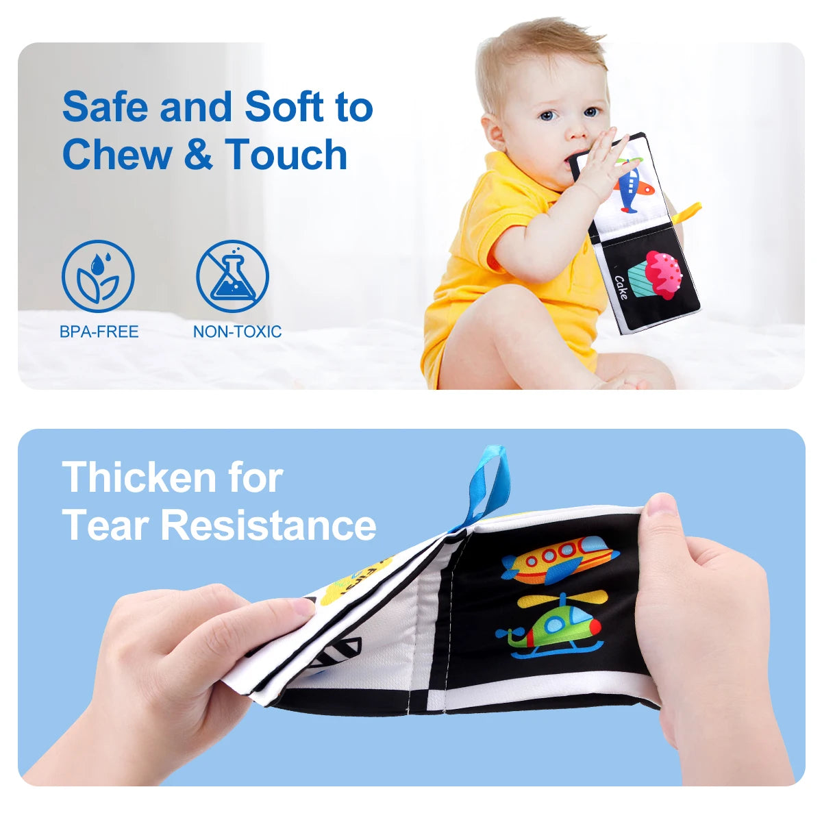 Coolplay Baby Soft Cloth Books &ndash; Safe And Educational Early Learning Toys