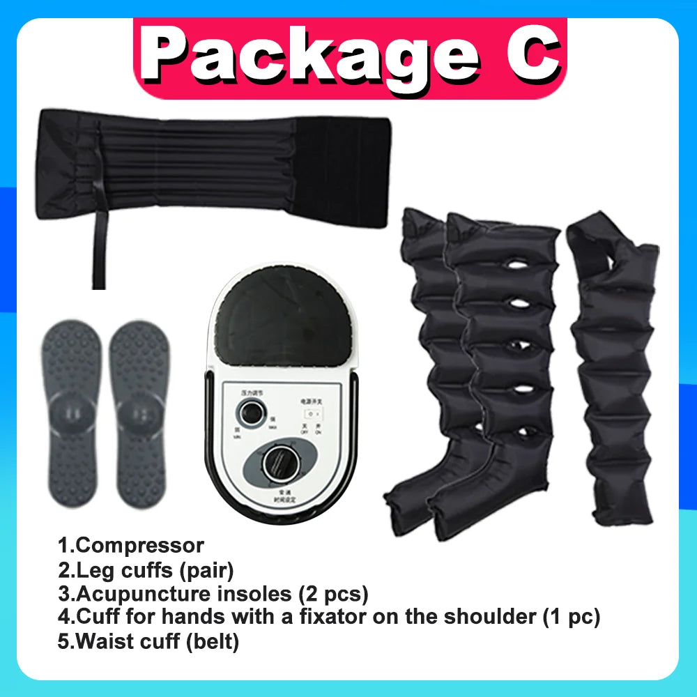Thigh Air Compression Massager &ndash; Varicose Vein Relief Package C / GERMANY / 110 V