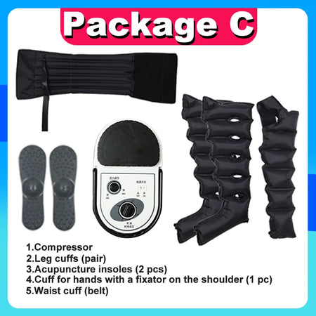 Thigh Air Compression Massager &ndash; Varicose Vein Relief Package C / GERMANY / 110 V
