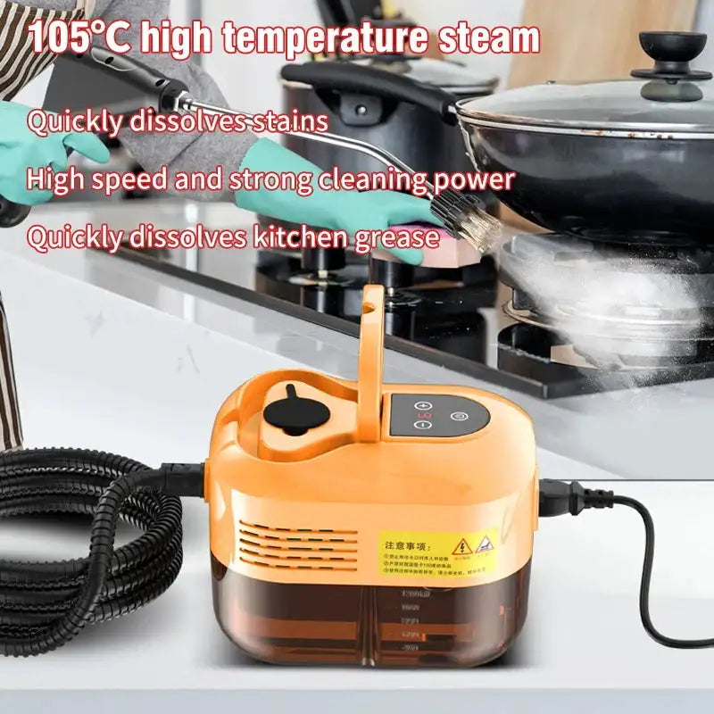 2500W High Pressure Steam Cleaner Handheld For Home Kitchen