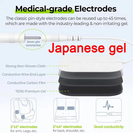 MARFLY 4-in-1 Electric Muscle Stimulator with 60 Massage Modes