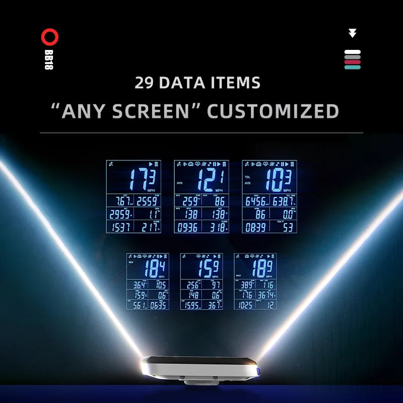 BLACKBIRD GPS Bike Computer BB18 &ndash; Wireless Waterproof Speedometer and Odometer