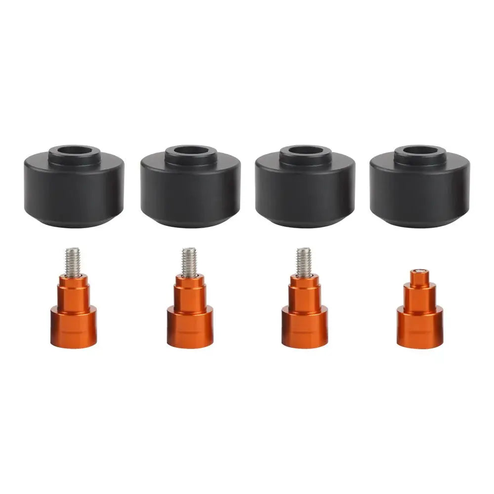 4Pcs Motorcycle Front&Rear Fork Wheels Frame Slider Crash Protector For KTM Duke RC 125 200 390 by InterCyprus Trading Ltd