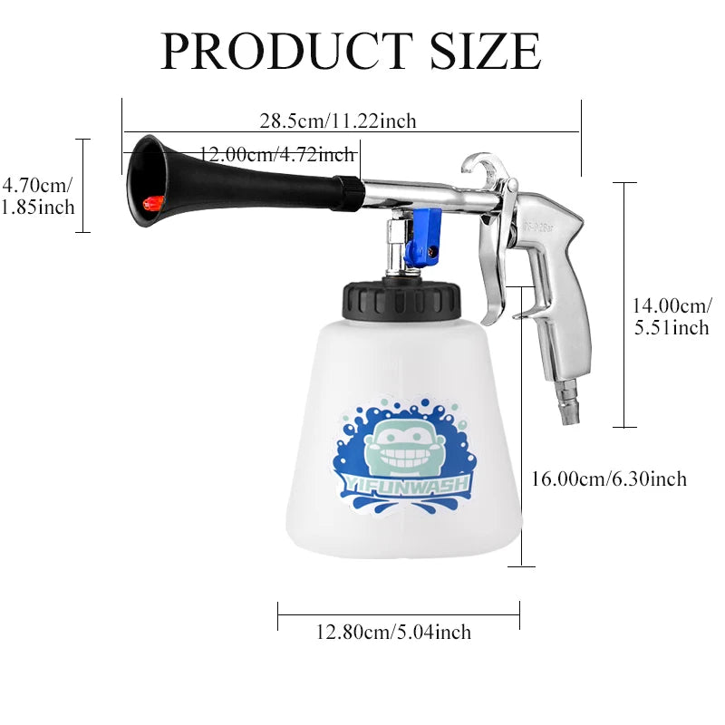 Tornado Car Interior Deep Cleaning Dust Gun &ndash; High Pressure