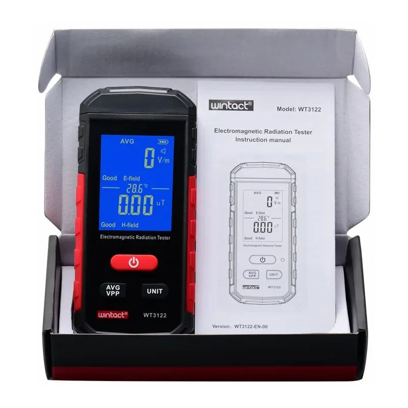 WT3122 Geiger Counter &ndash; Portable EMF Meter With Alarm