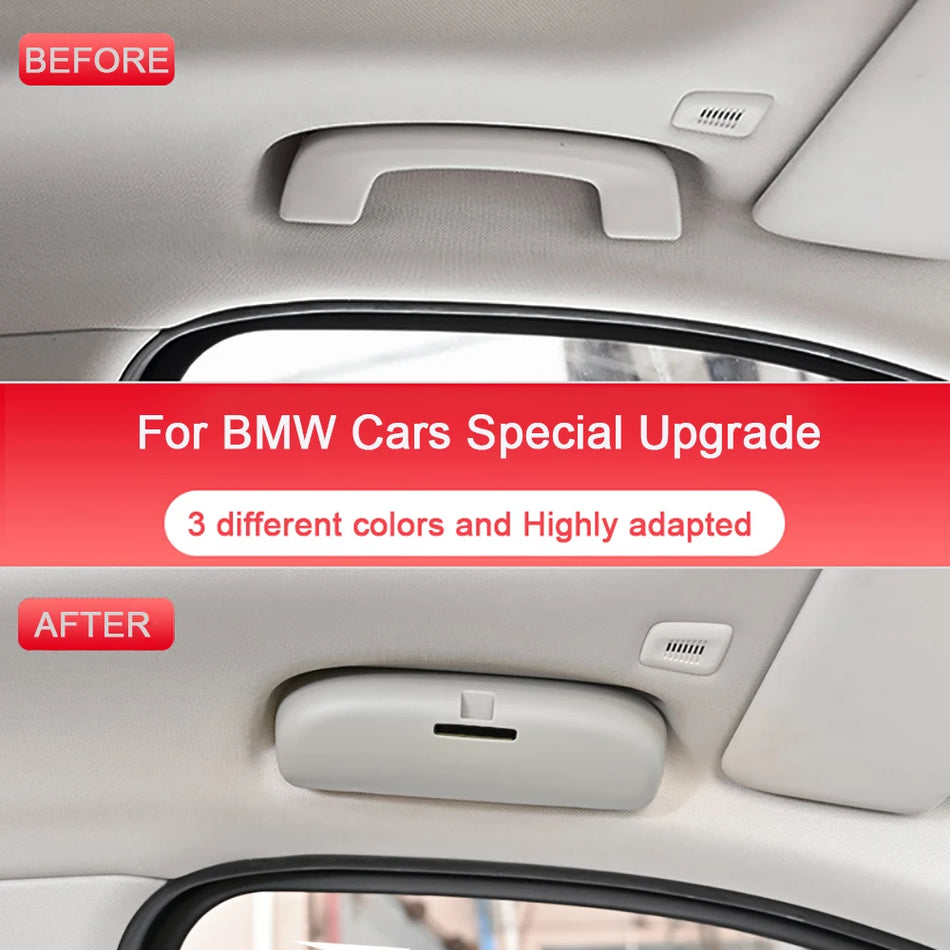 Akiniai nuo saulės laikiklis BMW X1 F48 X3, ABS plastiko akinių dėklas, suderinamas su X5 G05 F10 F11 F20 I3