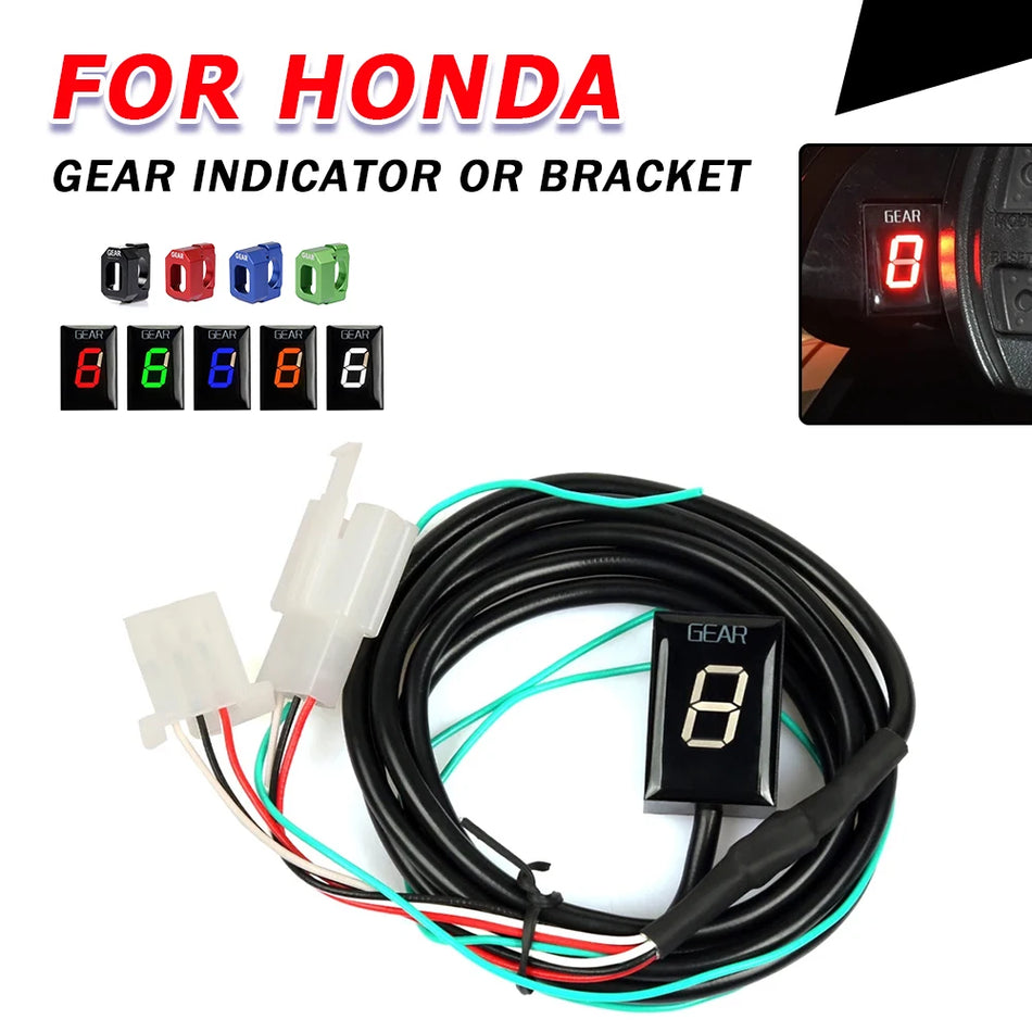 Honda CB600F CBR600F Hornet versnellingsindicator display meter, LED en ABS kunststof behuizing voor motorfietsen