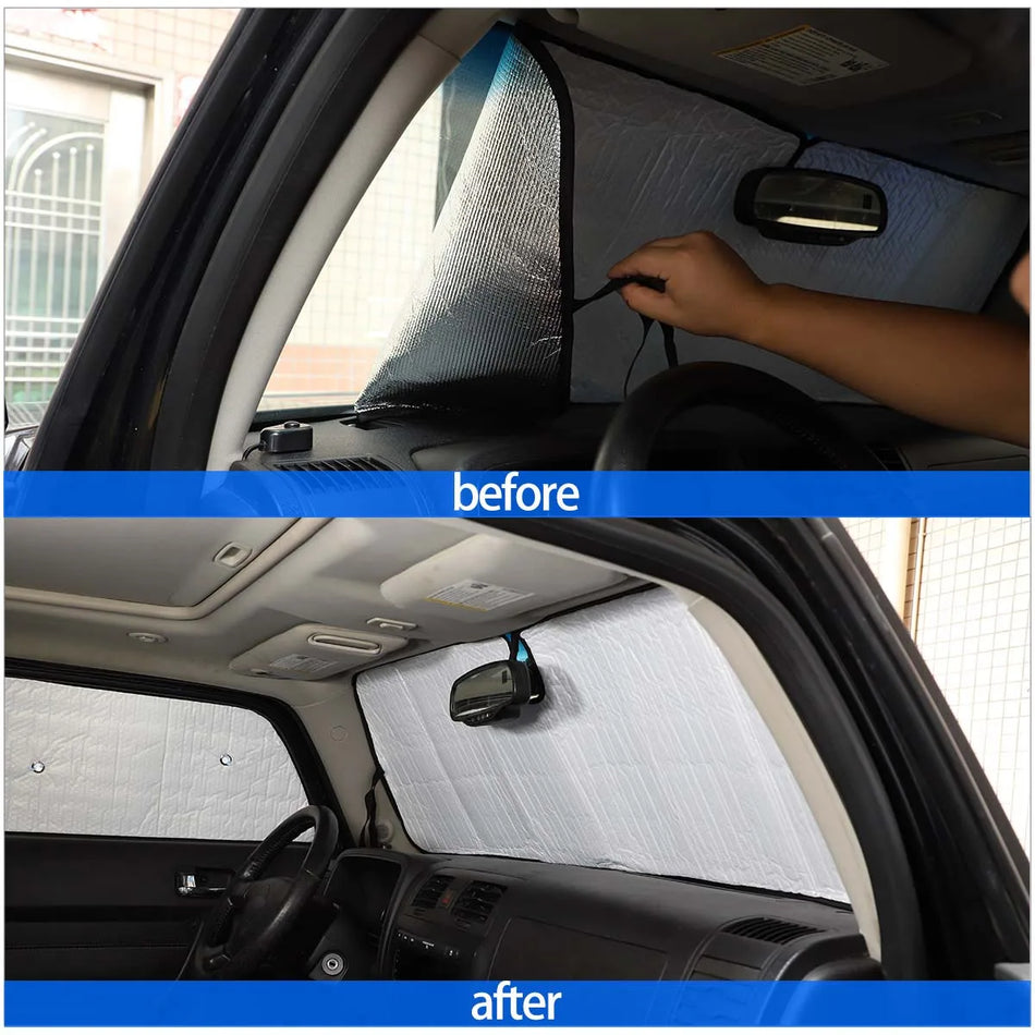 Parasolar interior pentru geamul frontal Hummer H3 2005 2009