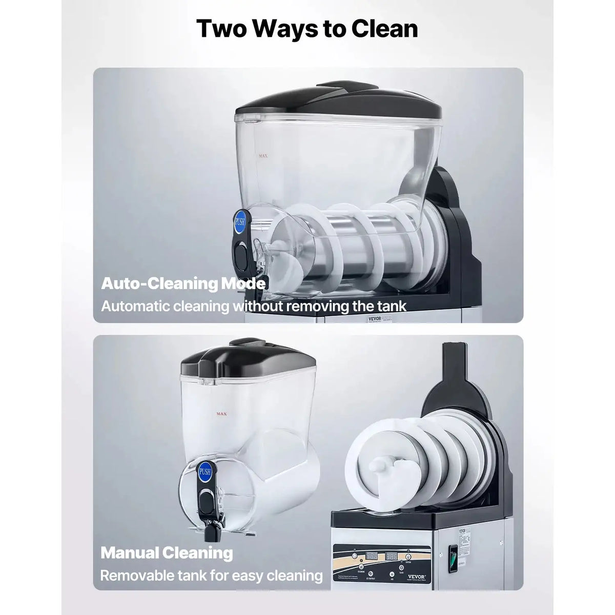 15L Commercial Slushy Machine Single Tank for Bars