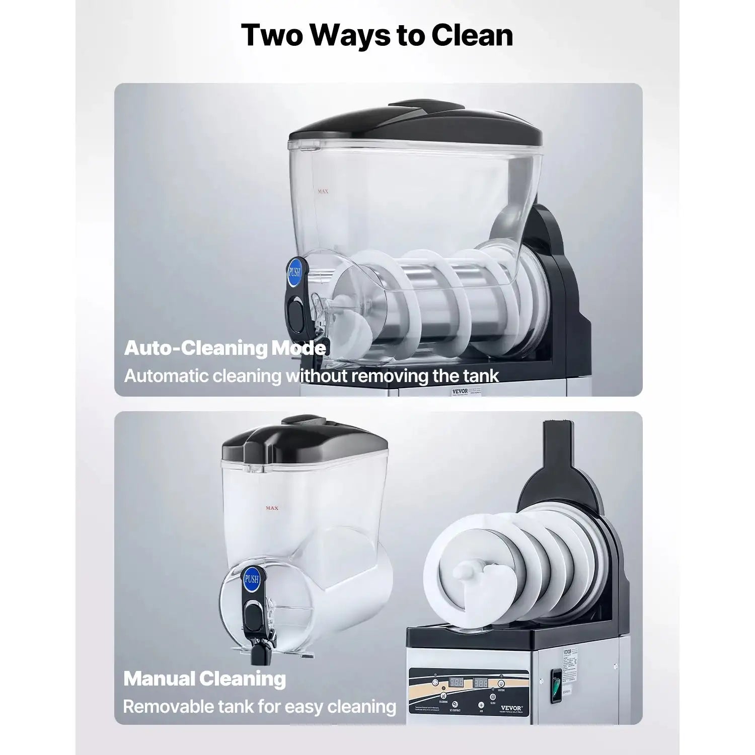 15L Commercial Slushy Machine Single Tank for Bars