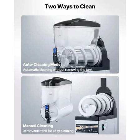 15L Commercial Slushy Machine Single Tank for Bars