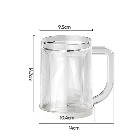 Double-Layer Freezing Beer Mug &ndash; Keeps Drinks Ice Cold 1pc / 301-400ml