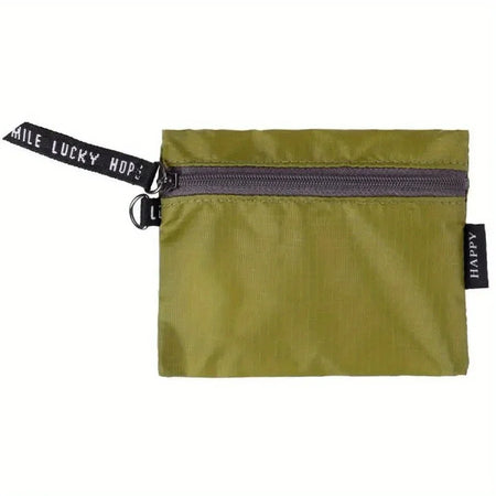 1Pcs Zipper Storage Bag Outdoor Organizer &ndash; Waterproof Green
