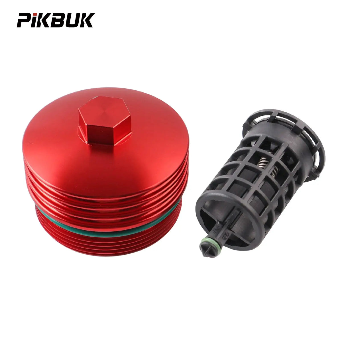 PIKBUK Aluminum BILLET OIL FILTER HOUSING FOR N20 N26 N52 N54 N55 S55 BMW 2.0L 3.0L Engines by InterCyprus Trading Ltd